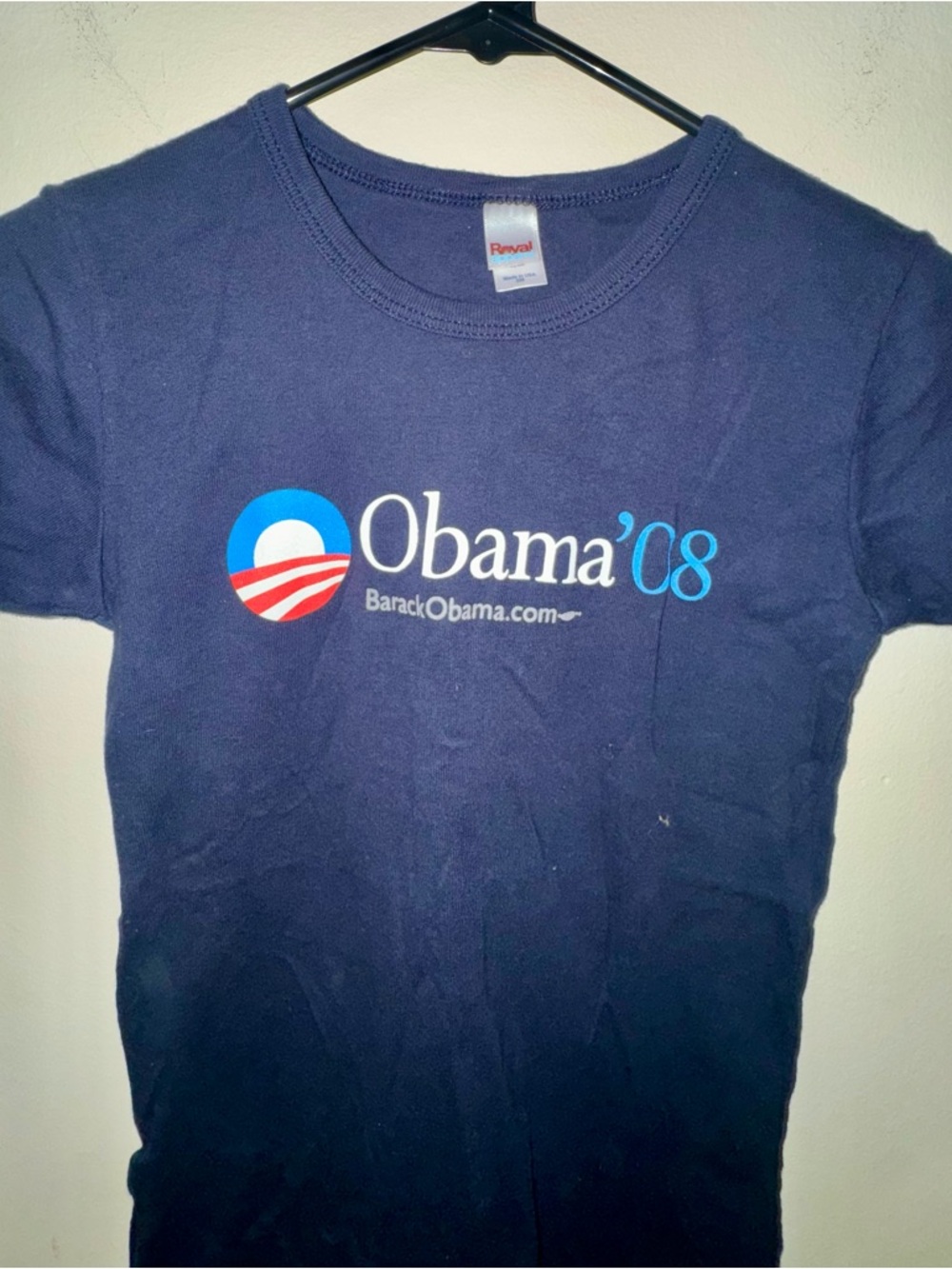 Royal Apparel Navy Obama '08 Campaign Tee